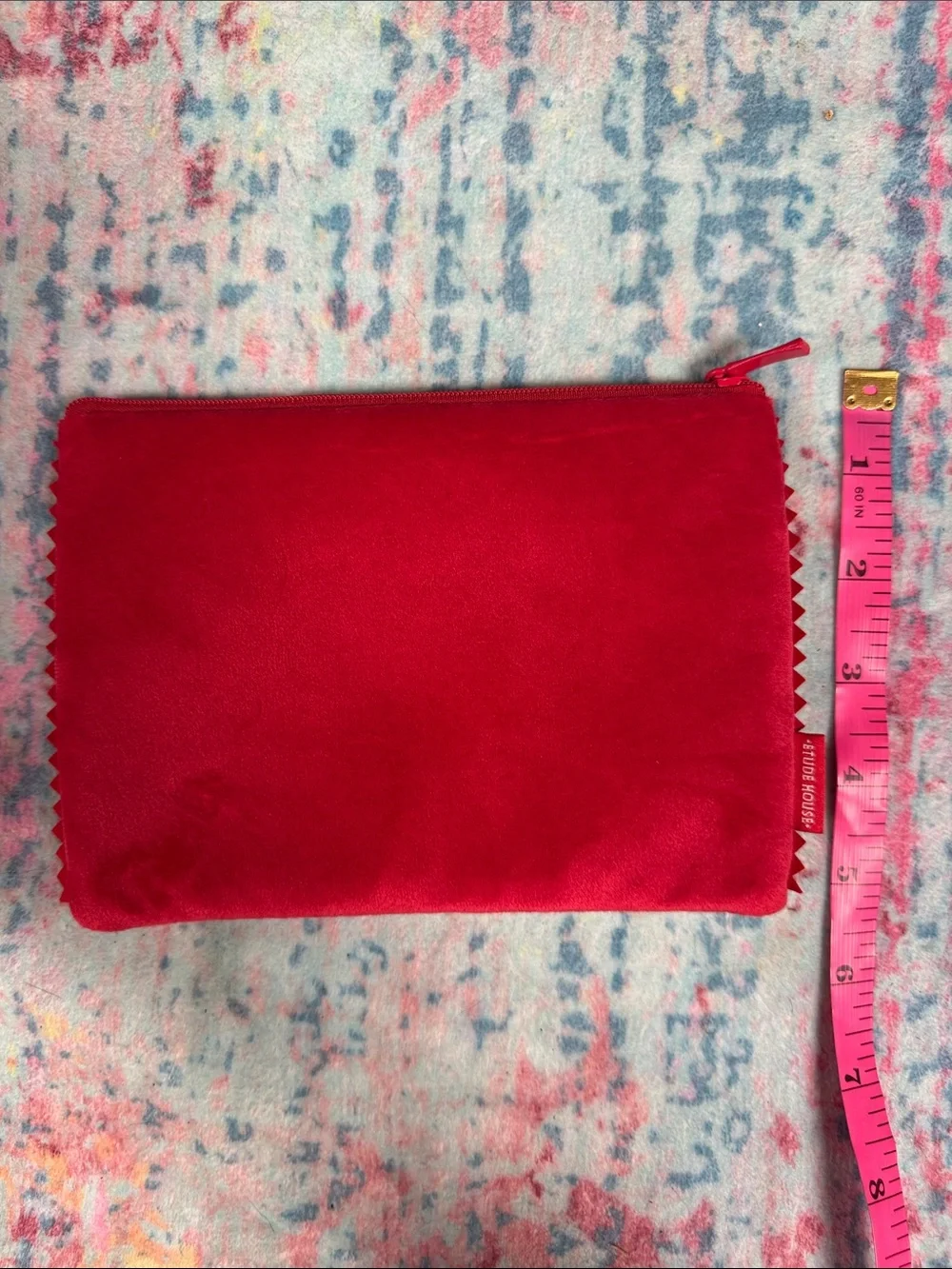 Red Logo Zip Pouch
